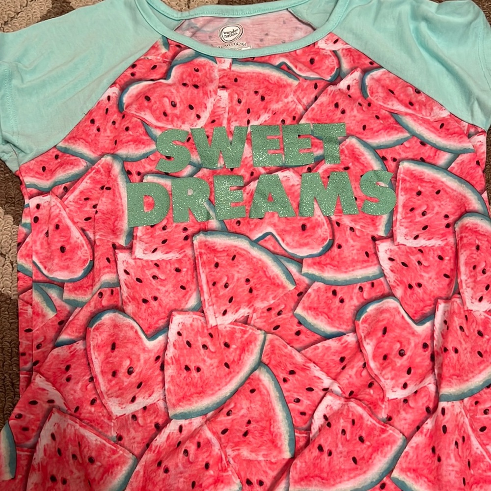 Watermelon nightgown for kids